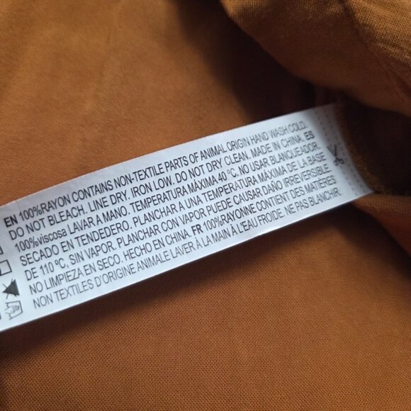 Forever 21 Utility Button Down High-Low Tunic Shirt L - Picture 4 of 6